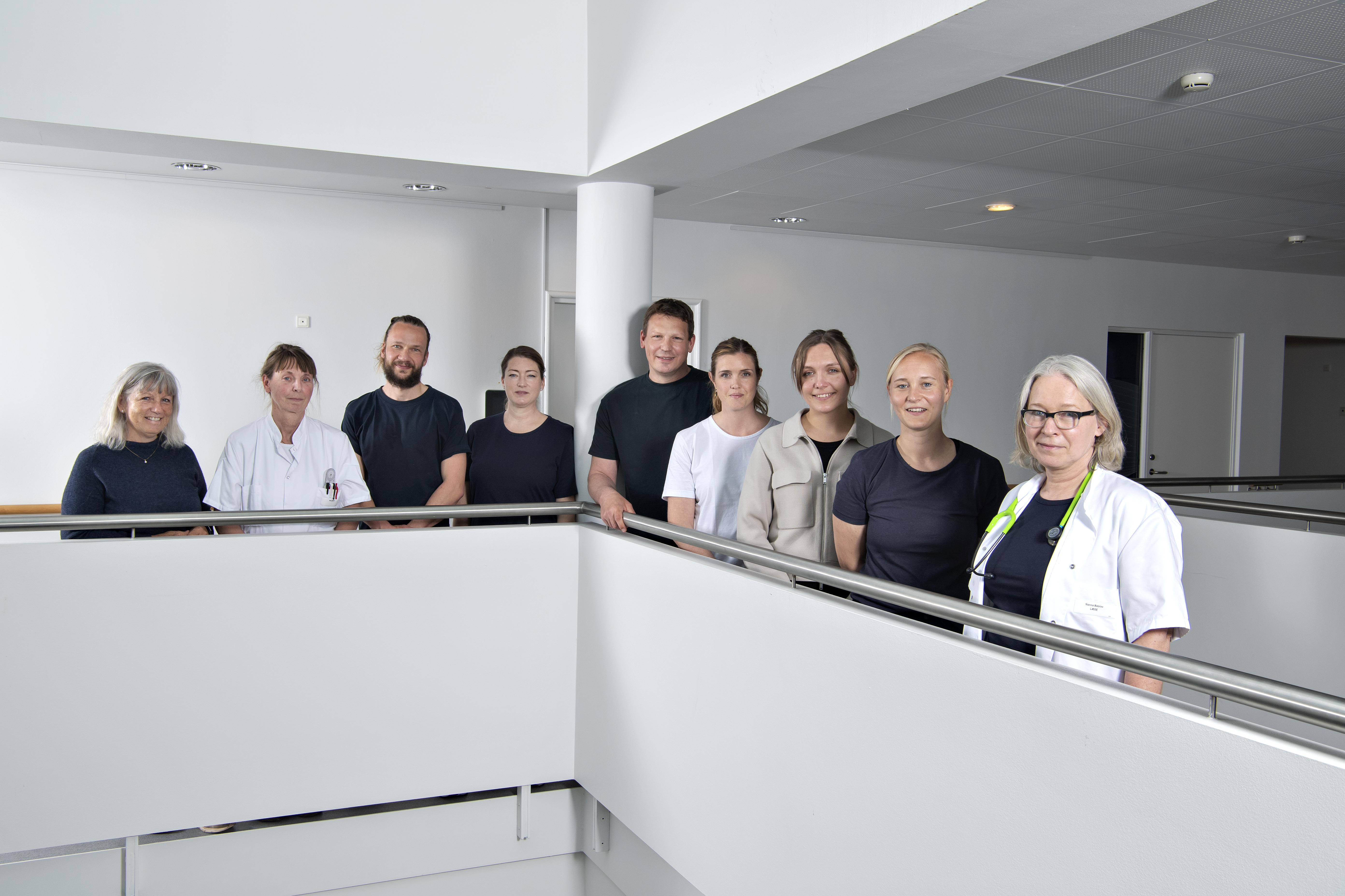 Sundhedsprofessionelle fra Specialhospitalet på gruppebillede