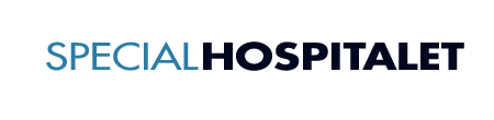 SpecialHospitalets logo med baggrund.